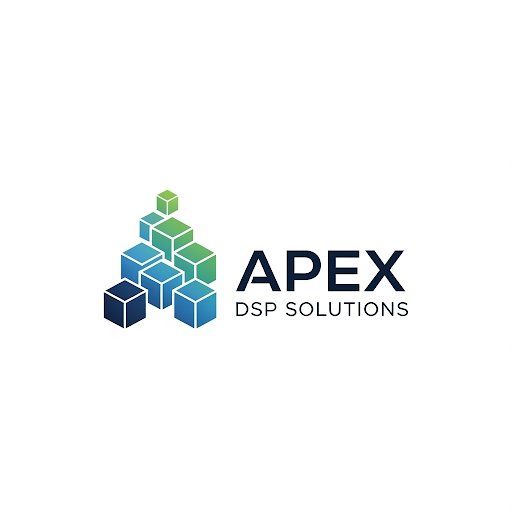 Apex DSP Solutions · Cubes logo