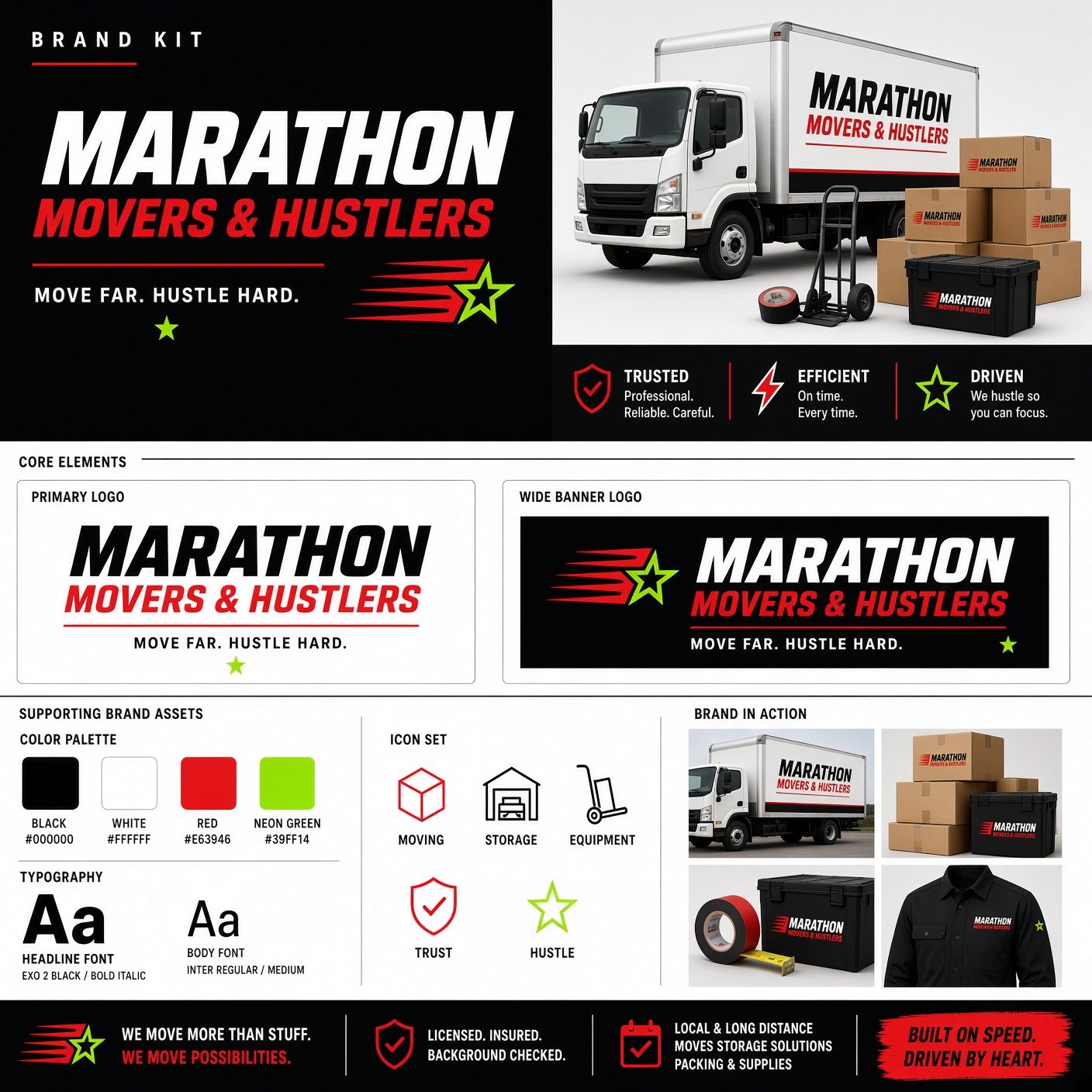 Marathon Movers · Brand kit