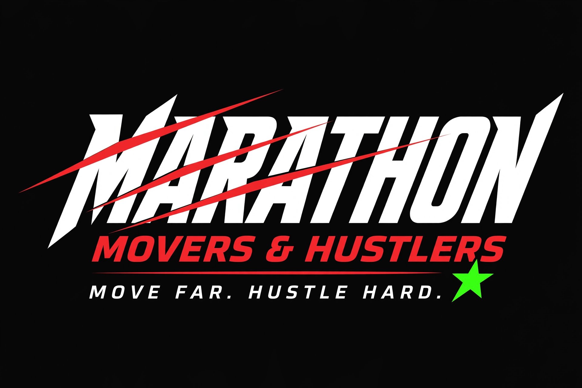 Marathon Movers & Hustlers · Wordmark