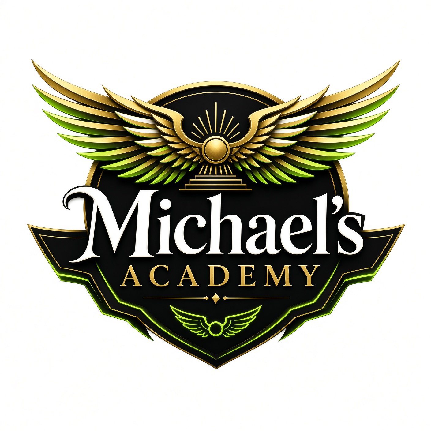 Michael’s Academy · Wings mark