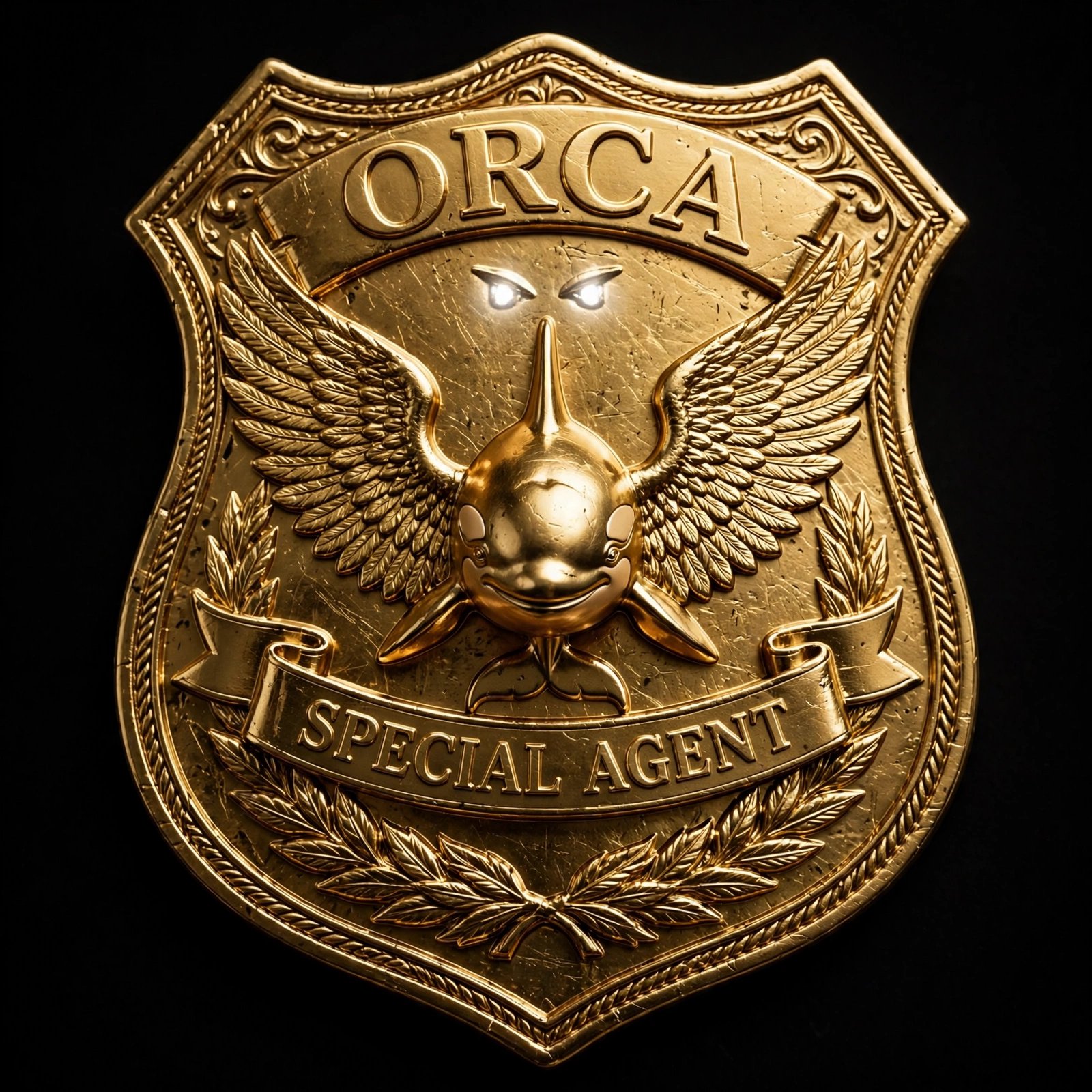 ORCA · Special Agent badge (gold)